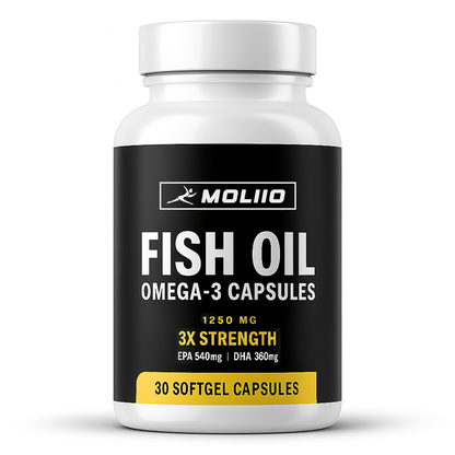 MOLLIO™ Omega-3 Fish Oil (60 Capsules), 1250mg
