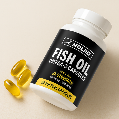 MOLLIO™ Omega-3 Fish Oil (60 Capsules), 1250mg