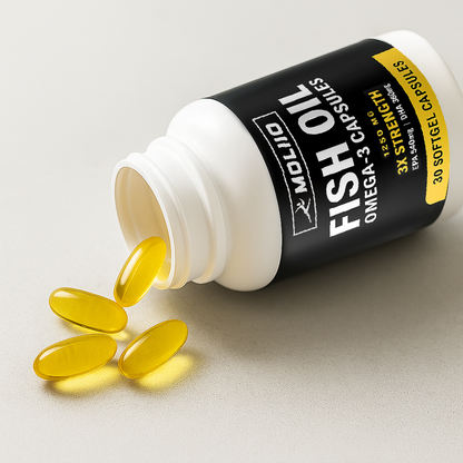 MOLLIO™ Omega-3 Fish Oil (60 Capsules), 1250mg