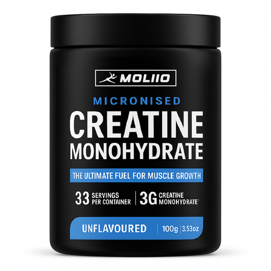 MOLLIO™ Micronised Creatine Monohydrate (100g, 33 Servings)